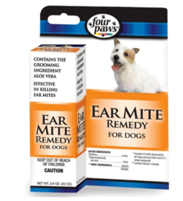 Dog Ear Mite Tick Treatment Dogs Ear Killing Mites Ticks Itching Relief - Изображение 1 из 4