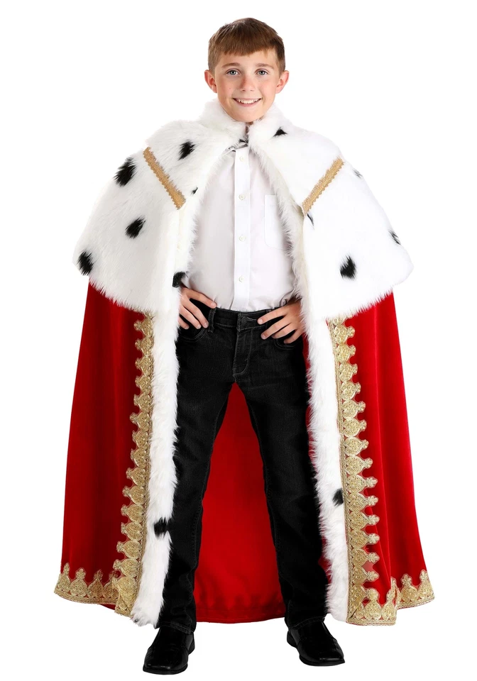 Kid's Deluxe Broadway King Costume Cape - Image 1 of 1