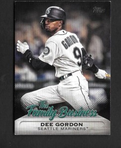 2019 Topps Update DEE GORDON The Family Business BLACK #/299 - MARINERS - #FB-19