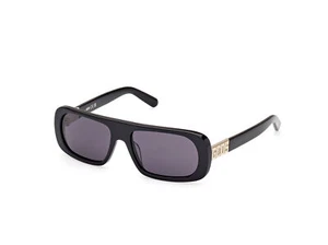GCDS GD0039 01A Shiny Black 54/16/140 Unisex Sunglasses - Picture 1 of 4