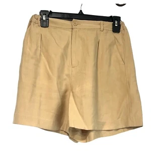 Pantalones cortos plisados suaves Open Edit en suero tostado, XS - Imagen 1 de 10