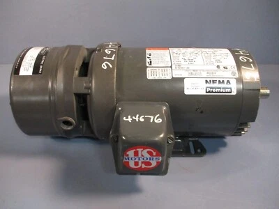 Nidec US Motors U2P2DC Brake Motor 2 HP FD15 1750 RPM 208-230/460 V Shur Stop - Image 1 of 4