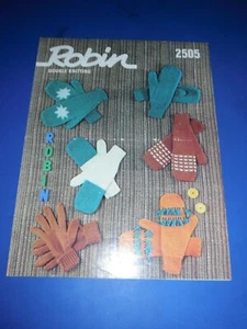 Robin Child Mittens Knitting Pattern 2505 - Picture 1 of 1
