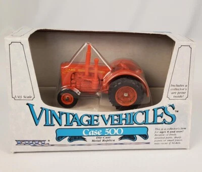 ERTL Vintage Vehicles Case 500 Tractor 1:43 Scale Red Die Cast Ertl #2510 - Image 1 of 4