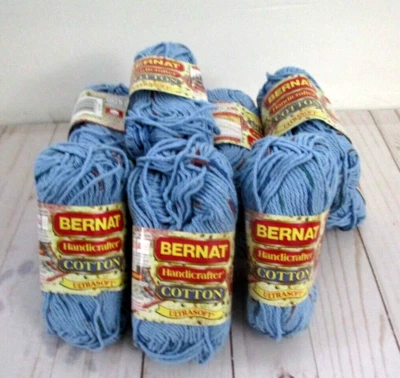 Bernat Handicrafter Cotton ultrasoft Yarns Sky Print Lot (10-in-pack) - Image 1 of 4