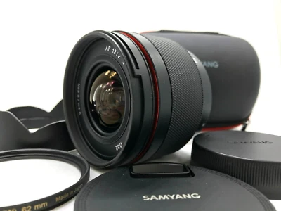 SAMYANG AF Ultra 12 mm F 2.0 Wide Angle lens for Sony E APS-C size JAPAN [mint] - Image 1 of 4