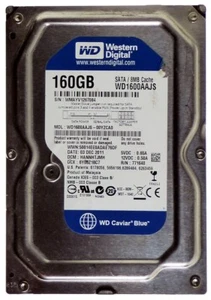Western Digital 160 GB Hard Disk Drive | SATA | 7200 RPM - Picture 1 of 1