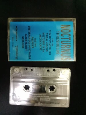 NOCTURNUS cassette tape Thresholds 1991 Relativity Earache vintage PROMO - Image 1 of 2