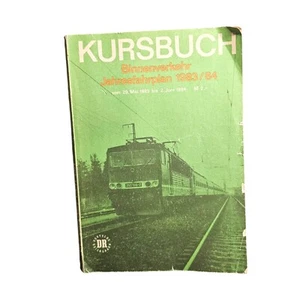 Libro de cursos DR Deutsche Reichsbahn hoja de ruta anual 1983 transporte interior  - Imagen 1 de 4