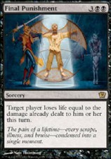 FINAL PUNISHMENT X4 4 4X 9th Edition MTG Magic the Gathering Cards DJMagic