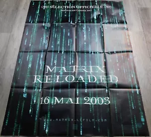 The Matrix Reloaded French Movie Poster Original 47/63 2003 Keanu Reeves - Bild 1 von 6