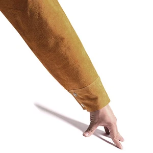 1 Pairs Metalworking Heat insulation protection Welding Leather Work oversleeve - Picture 1 of 4