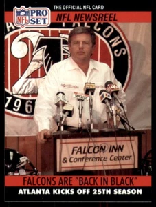 1990 Pro Set Jerry Glanville Atlanta Falcons #787 - Picture 1 of 2