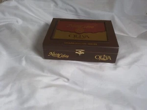 Nica Libre Oliva leere Zigarrenkiste aus Holz 7,25 x 8,5 x 2,25 (1) - Bild 1 von 5