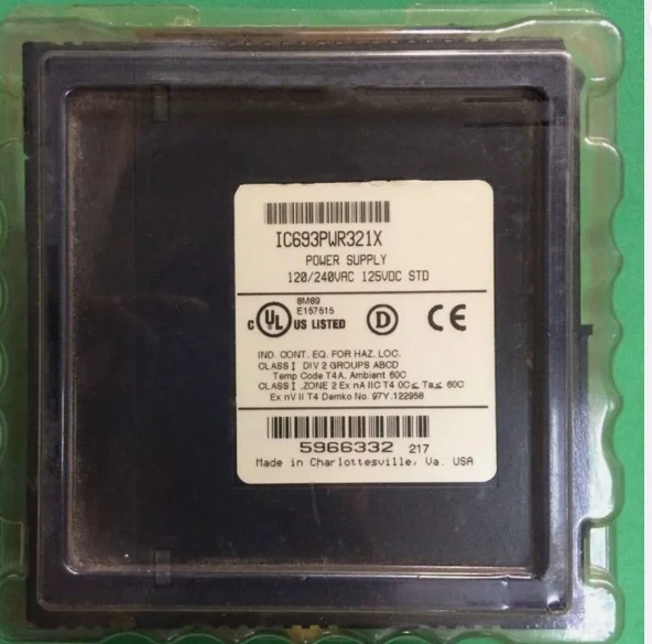 IC693PWR321X For GE Fanuc New Power Supply IC693PWR321X - Image 1 of 1
