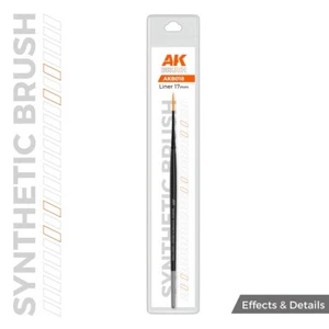 AK Interactive Synthetic Brush - Liner 17mm New - Picture 1 of 3