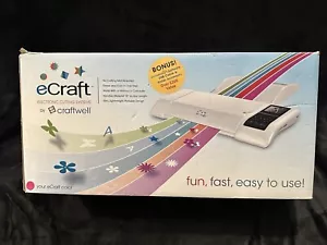 ECraft Cutting Machine Craftwell Electronic Cutting System Pink EC-MGN-12A - Picture 1 of 17