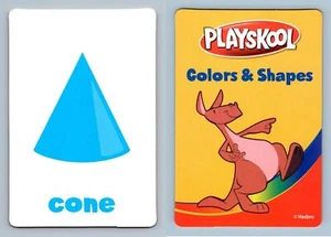 Blue Cone - Colors & Shapes Basic Skills Pre K-K Flash Card - Picture 1 of 1