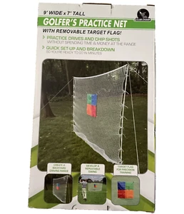 💥Club Champ Pratica Net Resistente alle Intemperie 9’x7’ Bersaglio Facile Installazione~ Nuovo Sigillato - Foto 1 di 5