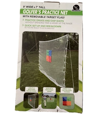 💥Club Champ Practice Red Resistente a la intemperie 9’x7’ Objetivo Fácil Configuración~ Nuevo Sellado Foto 1 de 4