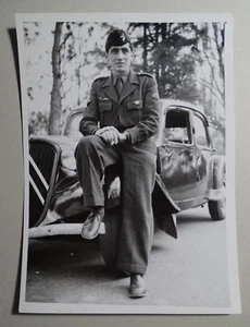 Photo argentique ,18 x 13 ,militaire Traction ,aviation armée de l'air Cazaux . - Foto 1 di 2