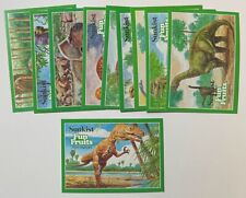 Sunkist Fun Fruit 1988 Dinosaur cards DinoFacts complete set B1-B10 w/provenance
