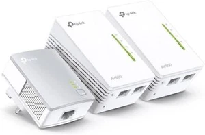 TP-Link TL-WPA4220 TKIT 2-Port Powerline Adapter WiFi Starter Kit UK Plug - Bild 1 von 1