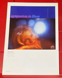 Symposium In Blues Album Art PICTURE/PRINT 7.5"x 5.5" Leadbelly/Lonnie Johnson+ - Imagen 1 de 3
