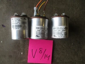  3 Used Rheem Ruud Heat Pump Capacitors 46-105466-01 - Picture 1 of 1