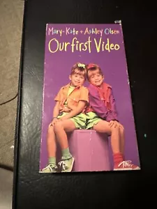 Mary-Kate + Ashley Olsen Our First Video (VHS, 1993) - Picture 1 of 1