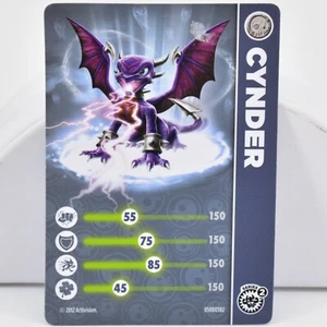 Tarjeta coleccionable de personajes de Skylanders Giants de Cynder 2011 - Imagen 1 de 2