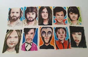 ♥ STAR MUSIC 70 3. SERIE VON 10 POSTKARTEN Yaros 2024 Prince Donna Summer AA - Bild 1 von 2