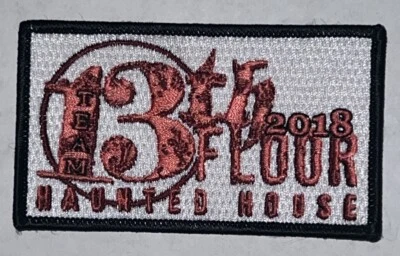 13th Floor Haunted House Embroidered Patch San Antonio Texas Top 10 Halloween - Image 1 of 3