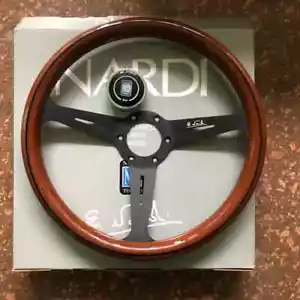 NARDI ND Italy Classic 350mm Wood Steering Wheel With Black Spokes - Picture 1 of 5