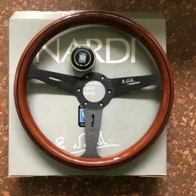 NARDI ND Italy Classic 350mm Wood Steering Wheel With Black Spokes - Image 1 of 4