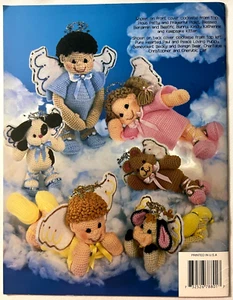 Charming Cherubs 16-19-1/2" & Angel Pets Dolls Crochet Patterns Book Kitty Pup + - Picture 1 of 2
