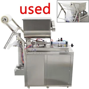 used-30-300ml Auto Quantitative Paste Liquid Filler Horizontal Mixing Hopper110V - Picture 1 of 24