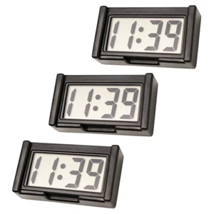 3 Pcs Mini Clock Office Small Digital Clocks Auto Dashboard Electronic - Picture 1 of 12