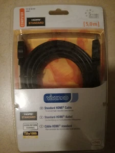 Vivanco Standard HDMI Kabel, 720p 1080i HD Ready, 5,0 m, OVP, neu - Bild 1 von 5