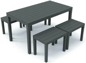 Set Samoa 5 Pz. Antracite - Foto 1 di 12