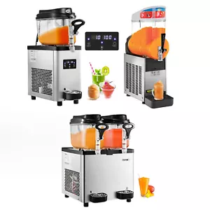 VEVOR Commercial Slush Machine Frozen Drink Slushy Machine 6L/6Lx2/12L - Picture 1 of 38