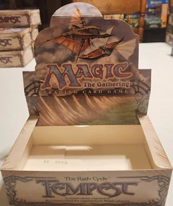 MTG: TEMPEST scatola vuota Booster Pack display; minima usura, NO CARDS, 1997 - Foto 1 di 7
