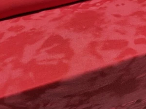Viscose Spandex Stretch Jersey Fabric, Per Metre - Tie Dye Print - Red - Picture 1 of 3