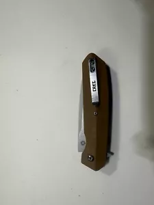 CRKT 6920 Maven knife new withou box, liner lock, brown - Picture 1 of 4