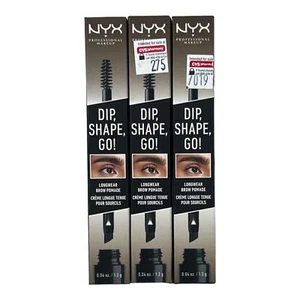 NYX Dip Shape Go Longwears Professional Makeup Ash Brown Lot Of 3 - Picture 1 of 2