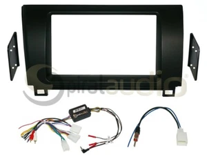 Radio Dash Kit Combo Standard & Oversized 2DIN + SWC Harness + Antenna TY190 - Picture 1 of 4