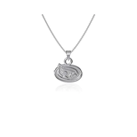 Dayna Designs Iowa State Cyclones Silver Small Pendant Necklace Cover
