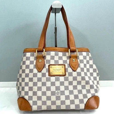 Auth Louis Vuitton Damier Azur Hampstead PM N51207 Shoulder Tote Bag from Japan - Image 1 of 4