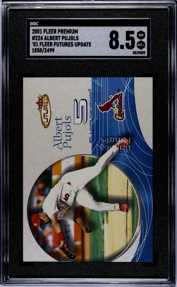 Albert Pujols Rookie Fleer Baseball Trading Cards & Accessories