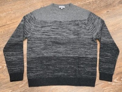 Neiman Marcus Crew Neck Sweater 90% Wool 10% Cashmere Men's XL Gray - Image 1 of 4